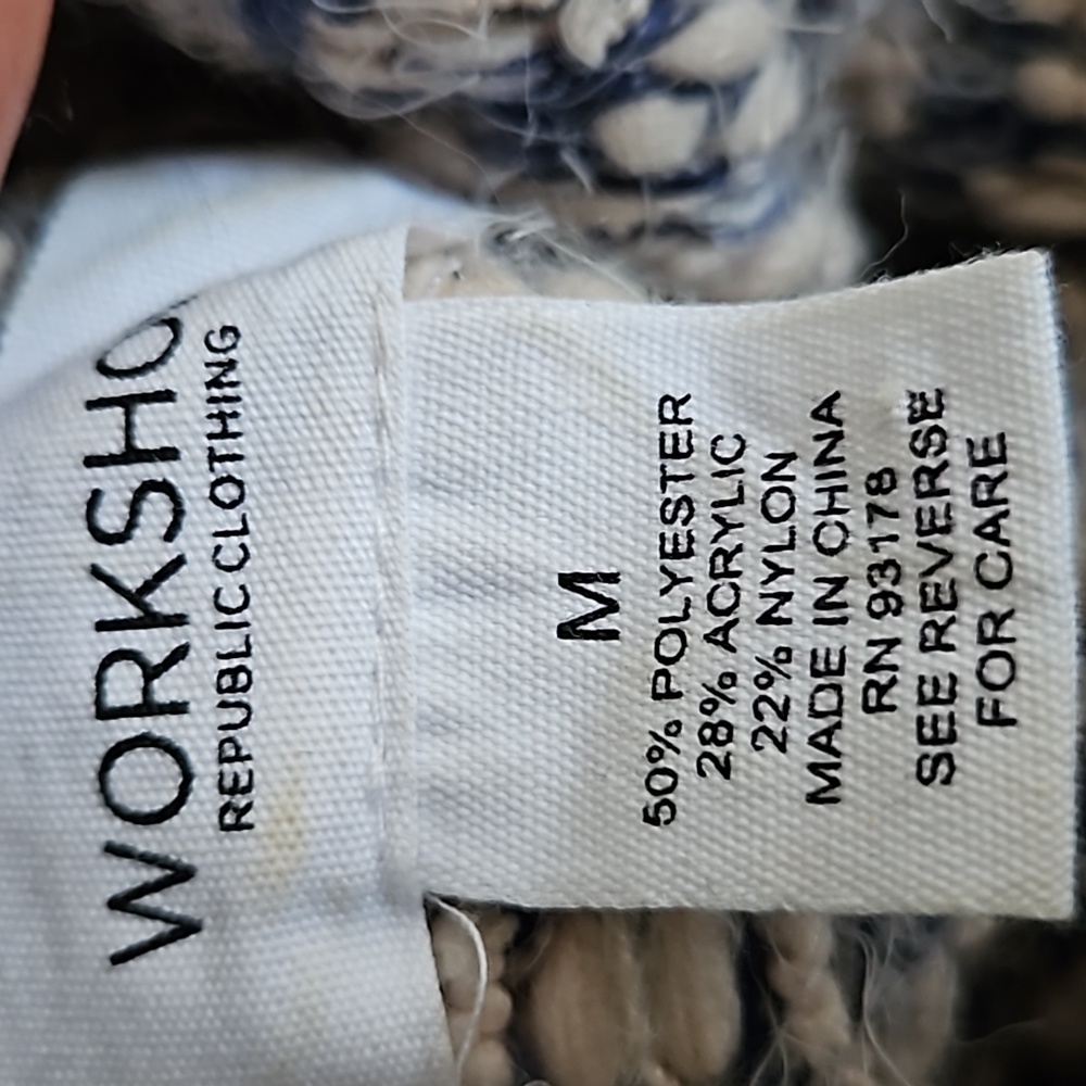 Workshop Republic Eyelash Sweater sz Medium * 2/$15 SALE - Picture 3 of 8